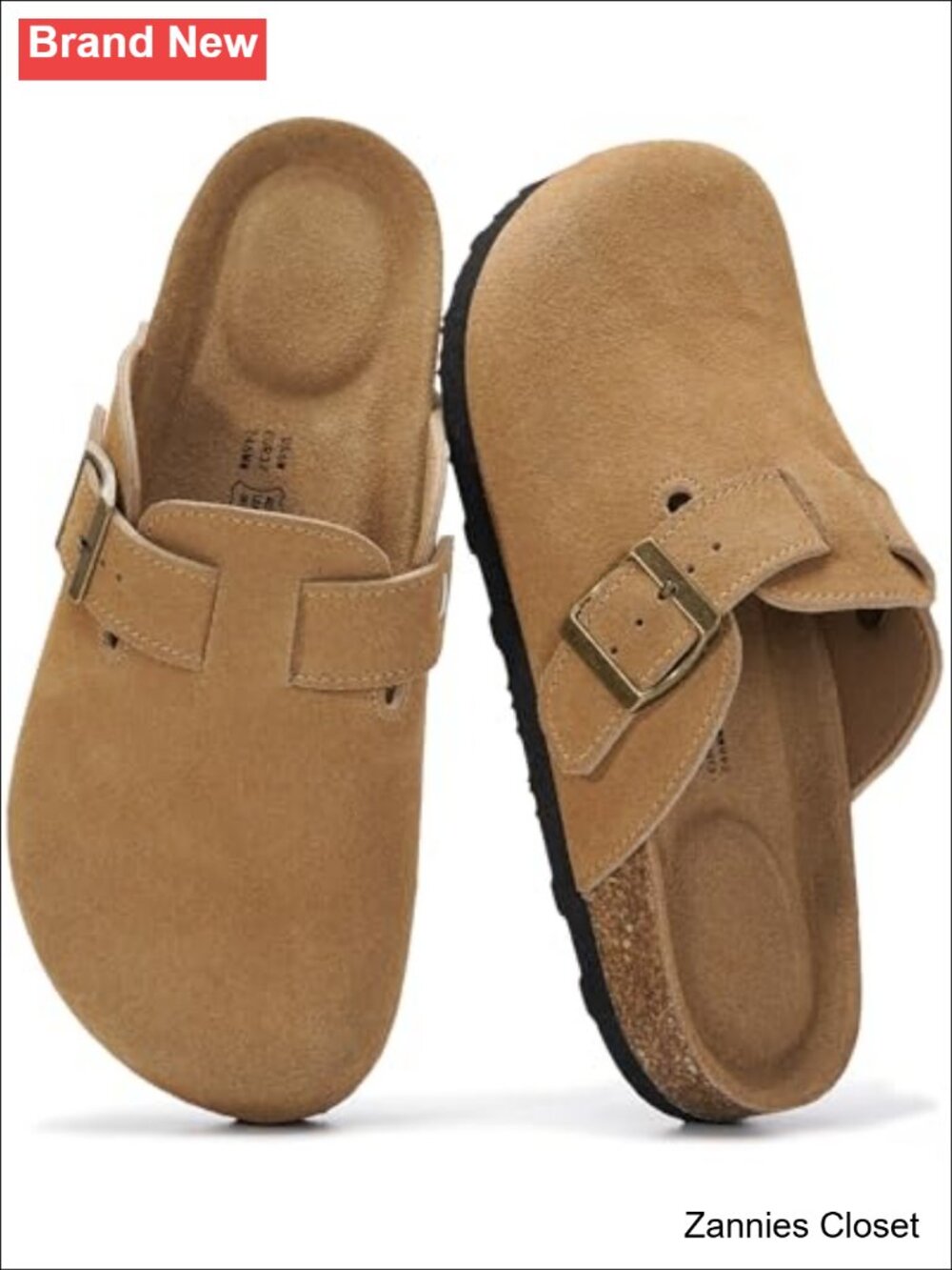 ✨ Project Cloud Benton Genuine Leather Slip-On Clogs for Women